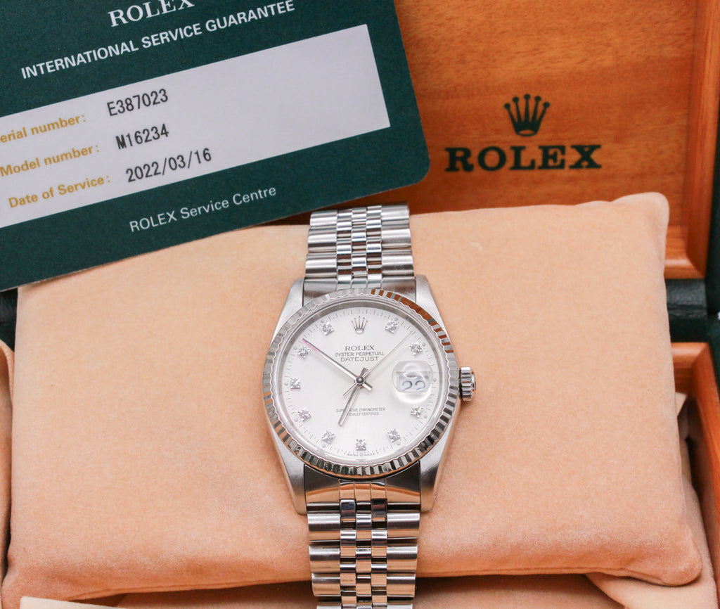 Rolex Datejust 36 Diamond Dial | Ref. 16234 mit Box