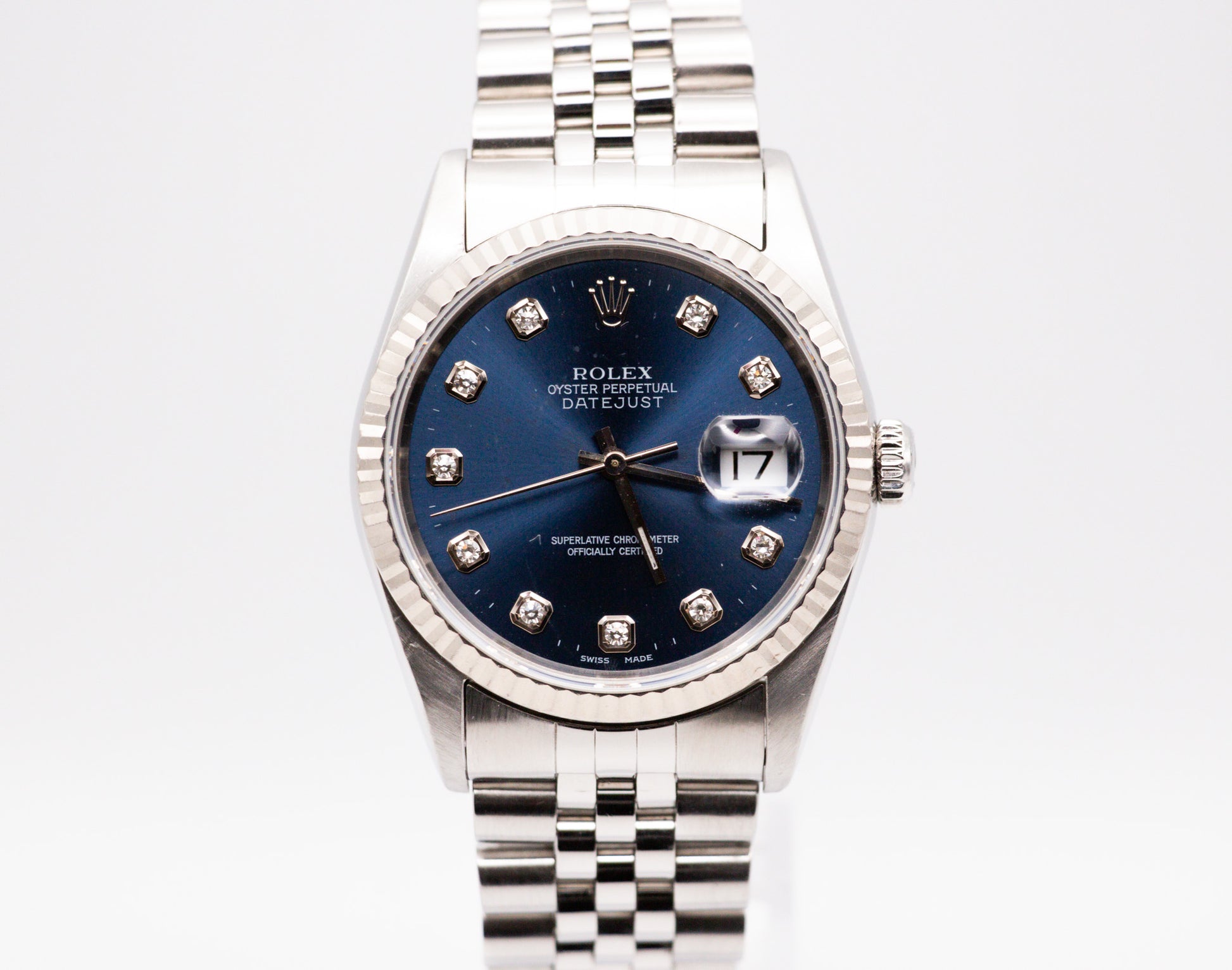 Rolex Datejust 36 | Ref. 16234 blaues Diamant Zifferblatt