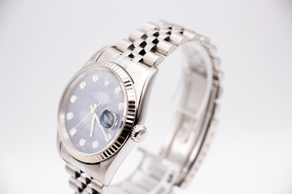 Rolex Datejust 36 | Ref. 16234 blaues Diamant Zifferblatt