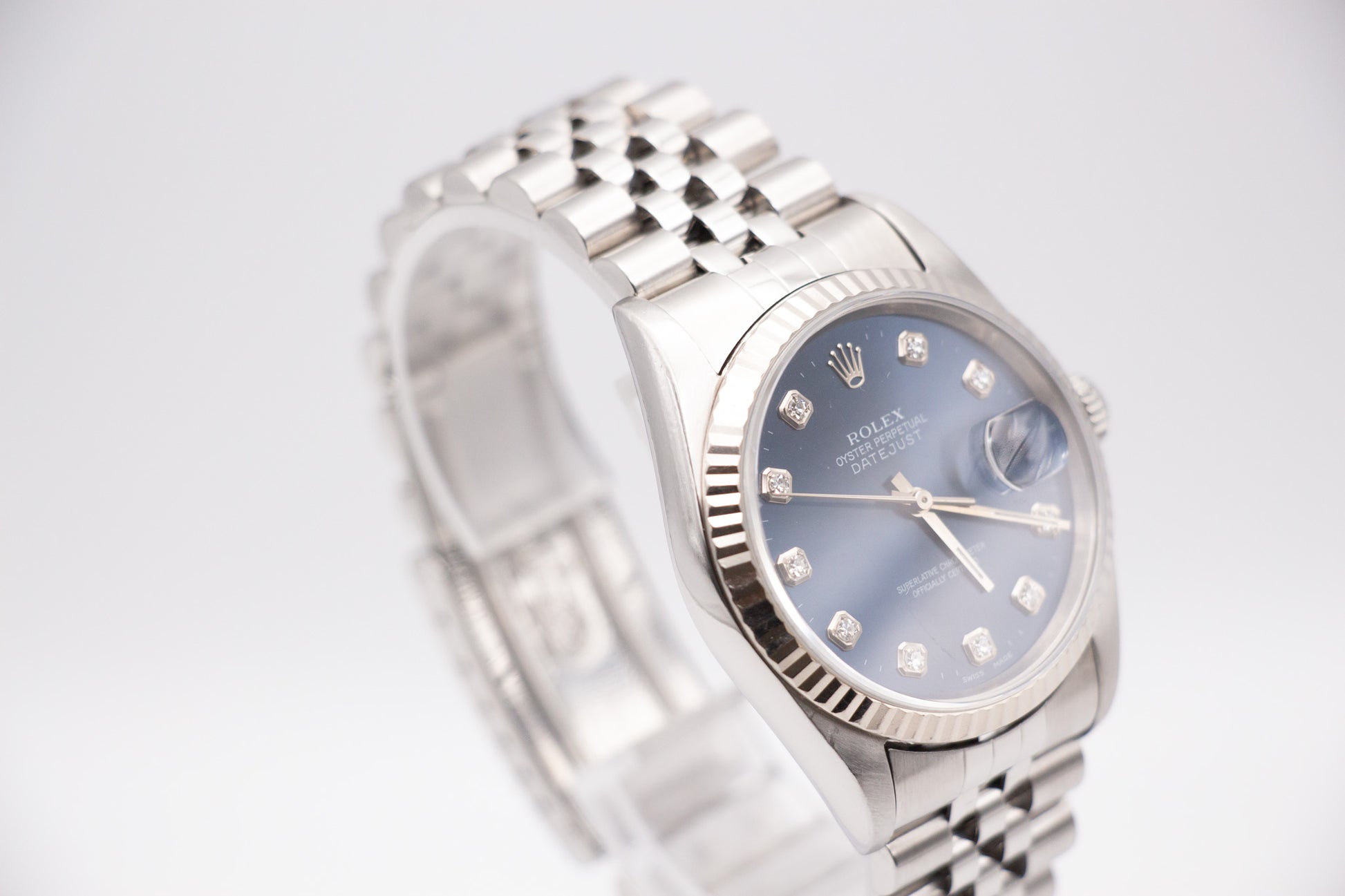 Rolex Datejust 36 | Ref. 16234 blaues Diamant Zifferblatt