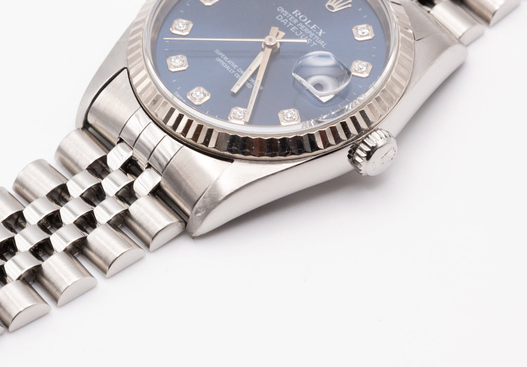 Rolex Datejust 36 | Ref. 16234 blaues Diamant Zifferblatt