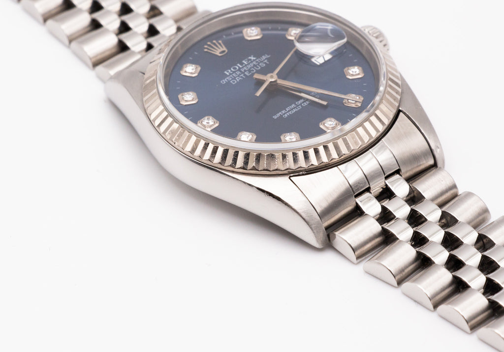 Rolex Datejust 36 | Ref. 16234 blaues Diamant Zifferblatt