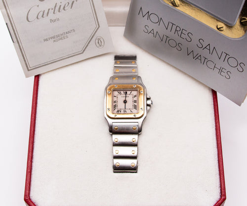Cartier Santos Galbée | Ref. 166930 mit Box und Booklets