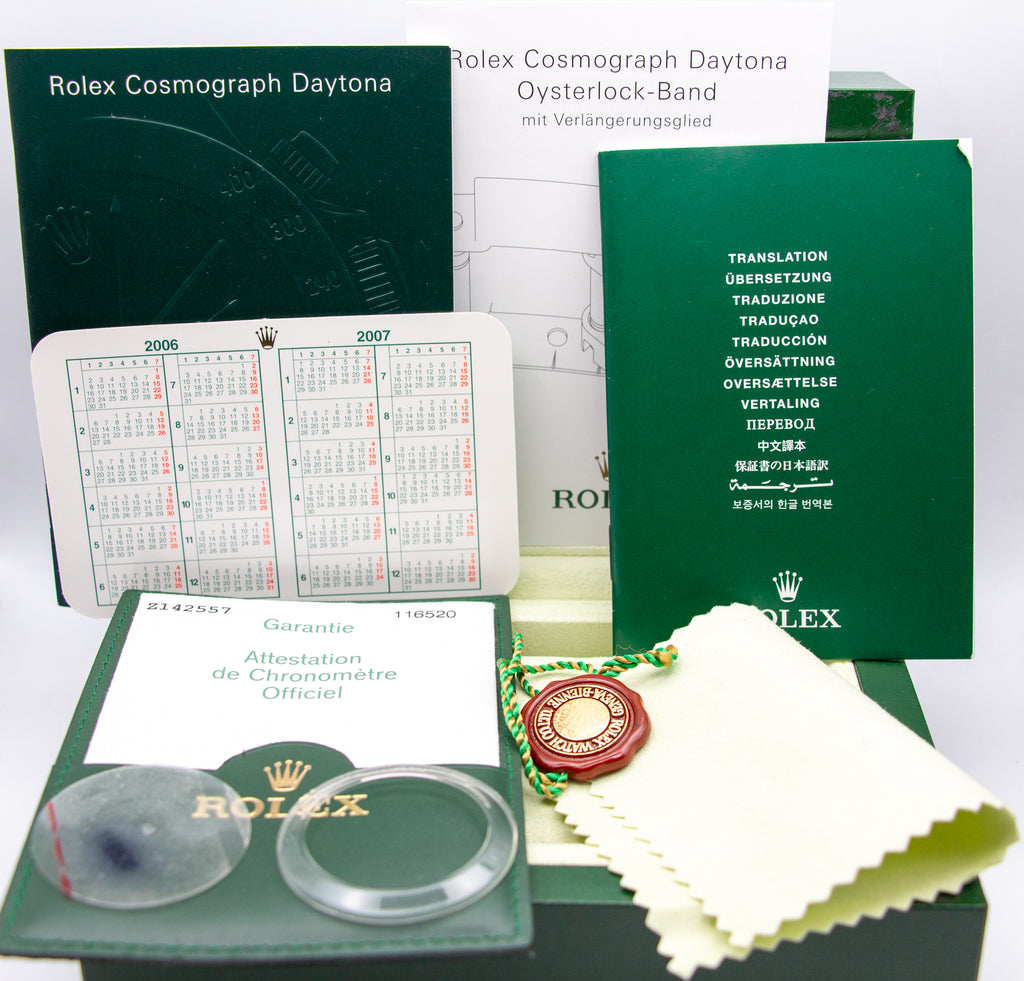 Rolex Daytona | Sammlerset Ref. 116520
